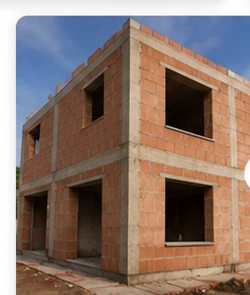 Estructura de vivienda en fase de construcción